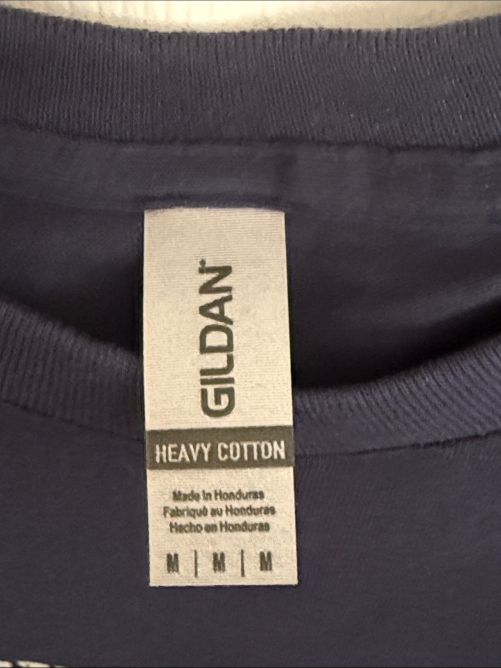 Gildan Navy Short-Sleeve Tee with Multicolor Native-Inspired Portrait - Picture 2 of 5